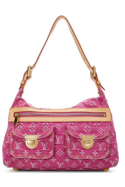 louis vuitton bag jeans|louis vuitton pink denim bag.